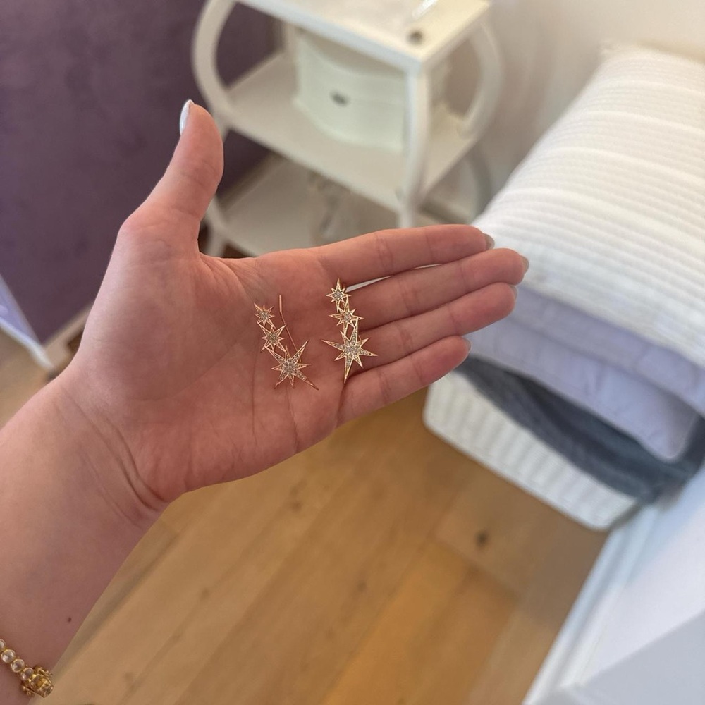 Meme Gold Nature-Inspired Earrings